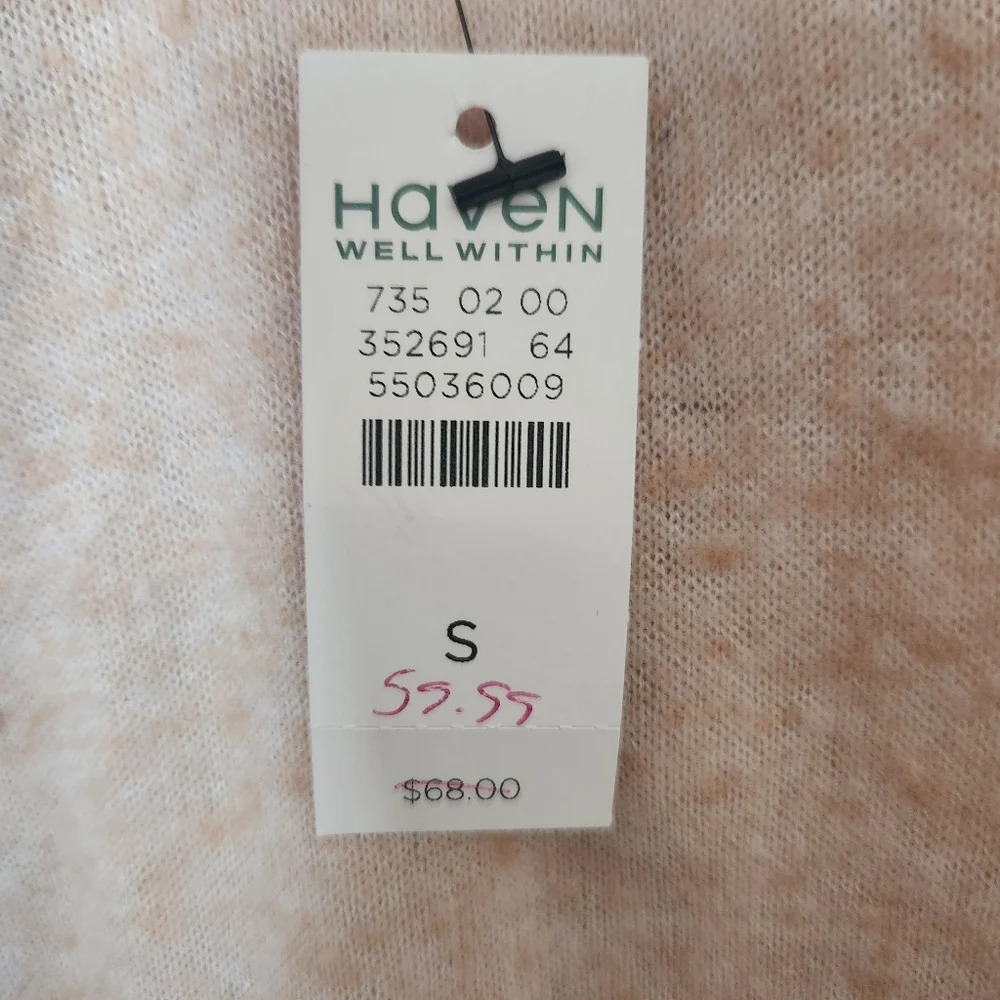 NWT Talbots Haven Well Within | Brushed Featherweight Knit Pajama Top - Sz S - Picture 12 of 12
